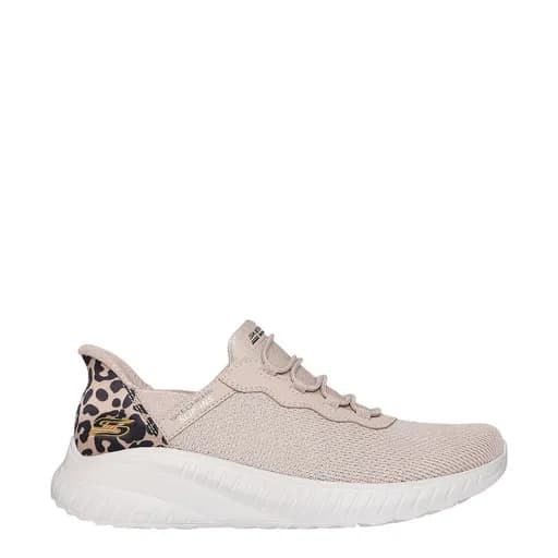 Γυναικεία sneakers SKECHERS 117499/NAT BOBS SQUAD CHAOS-SEIZE THE HOUR NATURAL μπεζ