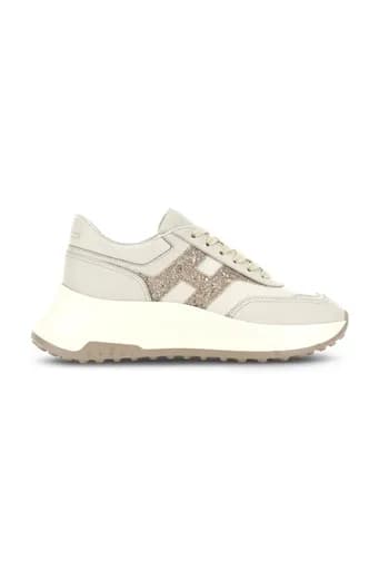 HOGAN ΠΑΠΟΥΤΣΙΑ SNEAKERS H669 ALLACCIATO H ΕΚΡΟΥ