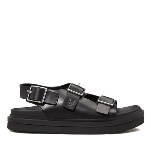 Γυναικεία Δερμάτινα Σανδάλια Calvin Klein YW0YW01785 0GJ Μαύρα