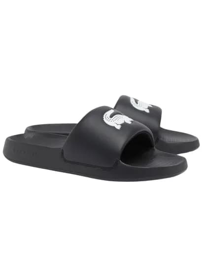 Lacoste Serve Sliders 1.0 Ανδρικές Παντόφλες 49CMA0021-312 Black Μαύρο