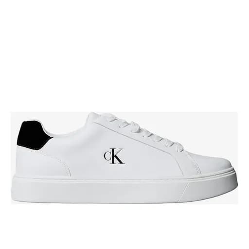 Ανδρικά Δερμάτινα Sneakers Calvin Klein YM0YM01435 01W Λευκά