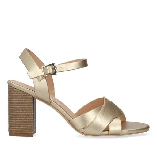 Andres Machado 6040-06 Πέδιλο Χρυσό 9cm