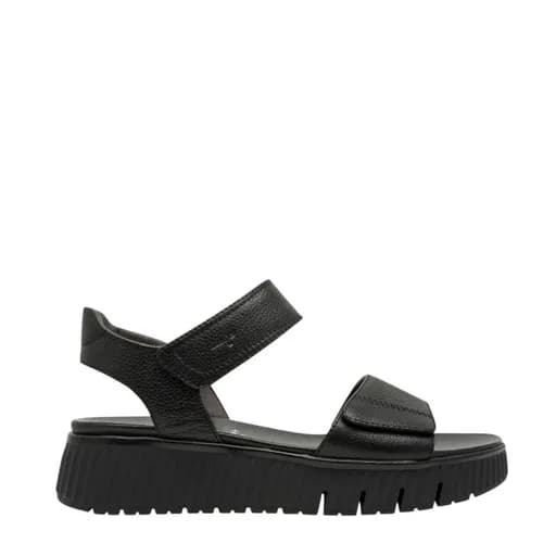Γυναικεία πέδιλα Tamaris Comfort 8-88720-44 001 μαύρο δέρμα