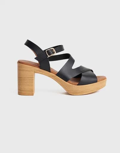 ALE ΥΠΟΔΗΜΑΤΑ ΔΕΡΜΑ 8Y23360-MAYRO Black