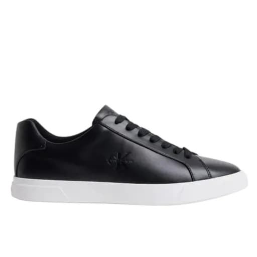 Ανδρικά Δερμάτινα Sneakers Calvin Klein HM0HM02123-BEH Μαύρα