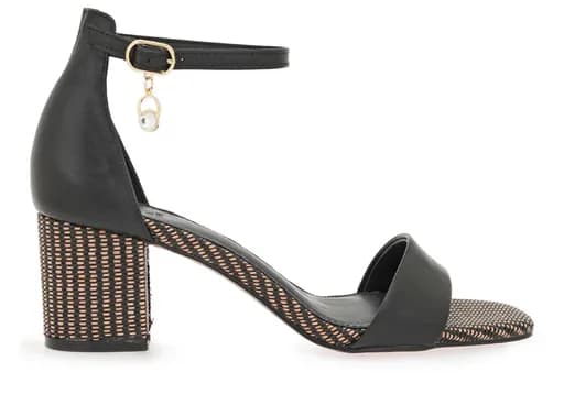 Γυναικεία Πέδιλα Exe ANNY-848 Μαύρο Μπεζ Μαύρη Ψάθα W4700848472T