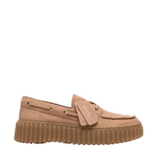 Γυναικεία sneakers Clarks Torhill Bee 26186301 μπεζ δέρμα