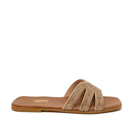 Bigshoes GA0113-06 Δερμάτινο Σανδάλι Χαλκός