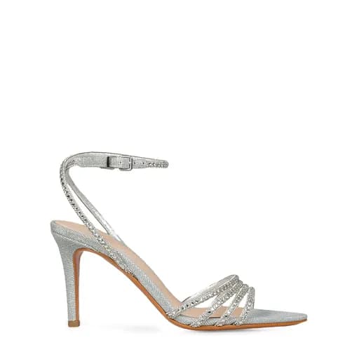 Πέδιλα-Σανδάλια γυναικεία Albano Ασημί 5327 262