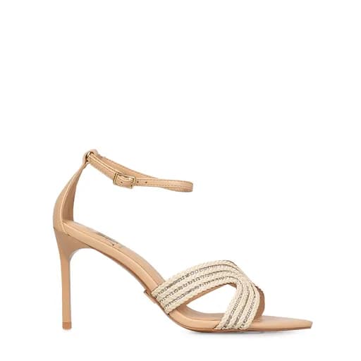 Πέδιλα-Σανδάλια γυναικεία Albano Vanity Nude 7011 262