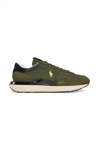 RALPH LAUREN ΠΑΠΟΥΤΣΙΑ SNEAKERS TRAIN89 PP-SKLTL ΧΑΚΙ