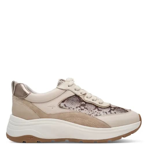 Γυναικεία Ανατομικά Sneakers Tamaris 1-23718-46 483 Beige Snake