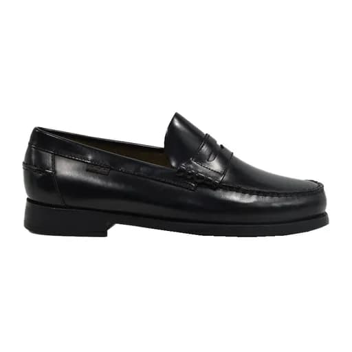 Ανδρικά μοκασίνια Callaghan 16100 FLORENTIC NEGRO PURE CONFRONT μαύρο δέρμα