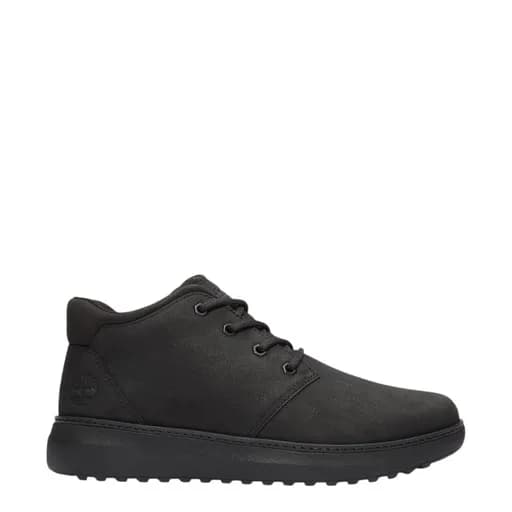 Ανδρικά μποτάκια Timberland TB0A69Q5W05 HUDSON ROAD MID LACE CHUKKA BOOT BLACK NUBUCK μαύρο δέρμα nubuck