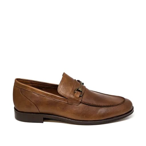 Bigshoes KL37201-09 Δερμάτινο Μοκασίνι Καφέ