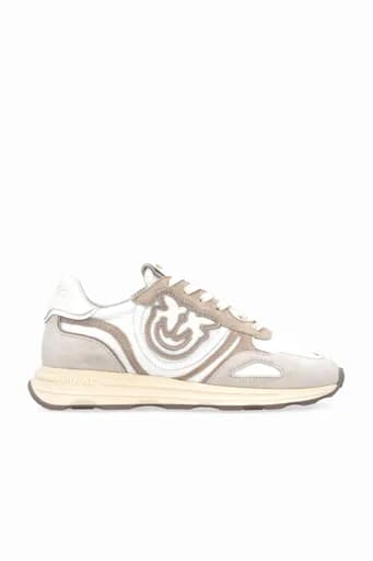 PINKO SNEAKERS ZOE 01 - SNEAKER COW SUEDE/NYLON ΕΚΡΟΥ