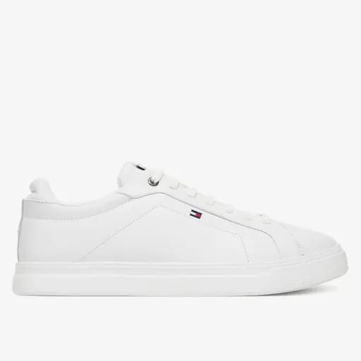 Ανδρικά Δερμάτινα Sneakers Tommy Hilfiger FM0FM05678-YBS Λευκά