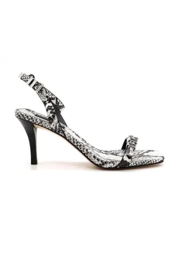 MICHAEL KORS ΠΑΠΟΥΤΣΙΑ ΠΕΔΙΛΑ DARRINGTON STILETTO ΦΙΔΙ ΜΑΥΡΟ/ΛΕΥΚΟ