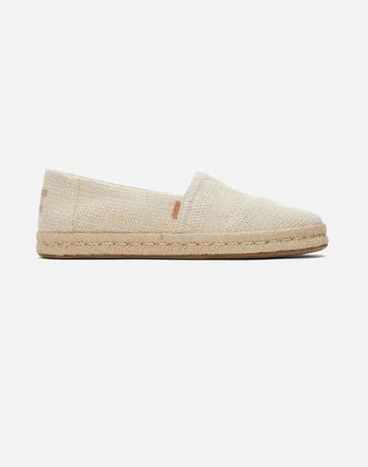 TOMS NAT UND MET LIN WM ALROPE ESP 10020693-NATURAL Biege