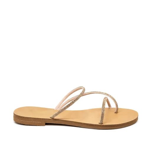Bigshoes GA0106-06 Strass Σανδάλι Χρυσό
