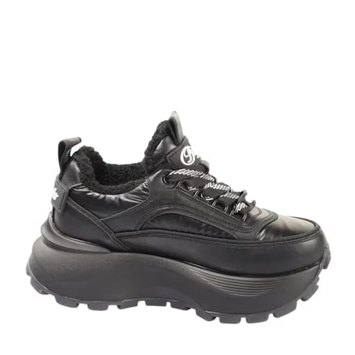 Γυναικεία Manhatten Sneakers Μαύρα Buffalo BUF1636548-BLACK