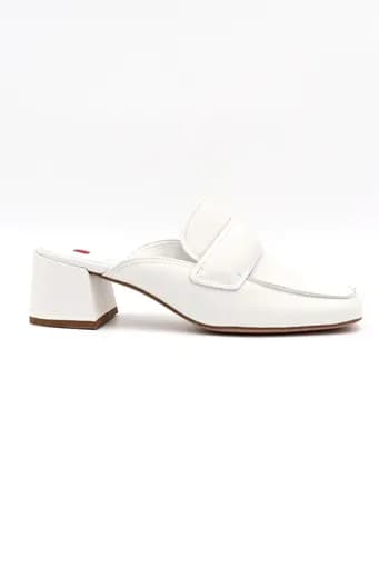 HOGL ΠΑΠΟΥΤΣΙΑ MULES ΛΕΥΚΟ