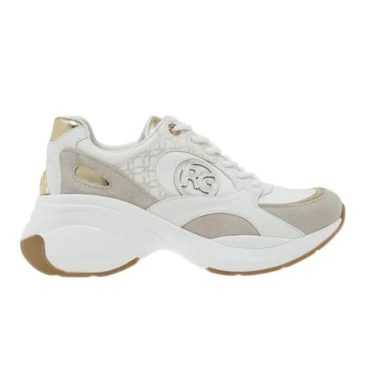 Γυναικεία Sneakers Renato Garini 2362-61RG51 Λευκό Πάγο Πλατίνα Στάμπα W119R65134W2