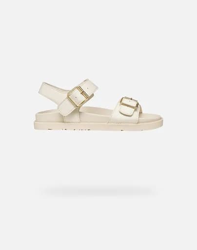 GEOX J SANDAL FOAMMENTERA J65P0E000BCC1058 28-35-C1058 Ivory