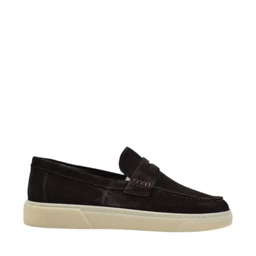 Ανδρικά μοκασίνια Giovanni Morelli 823-700 DK NAVY W57008231054 μπλε δέρμα καστόρ