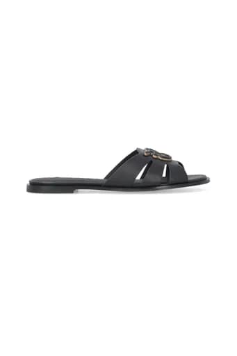 PINKO ΠΕΔΙΛΟ MILLY 04 - SLIPPER CALF LEATHER ΜΑΥΡΟ