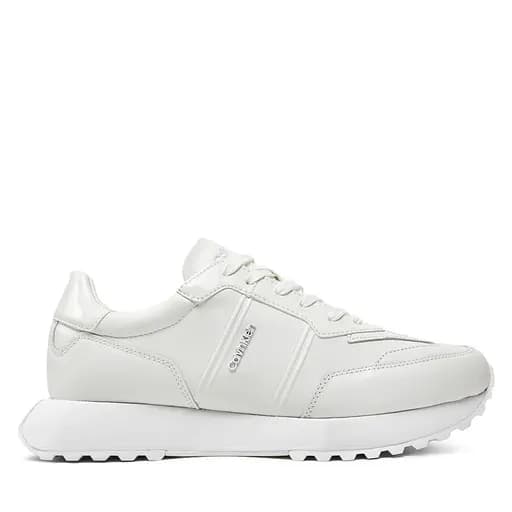 Ανδρικά Δερμάτινα Sneakers Calvin Klein HM0HM01479 0K4 Λευκά