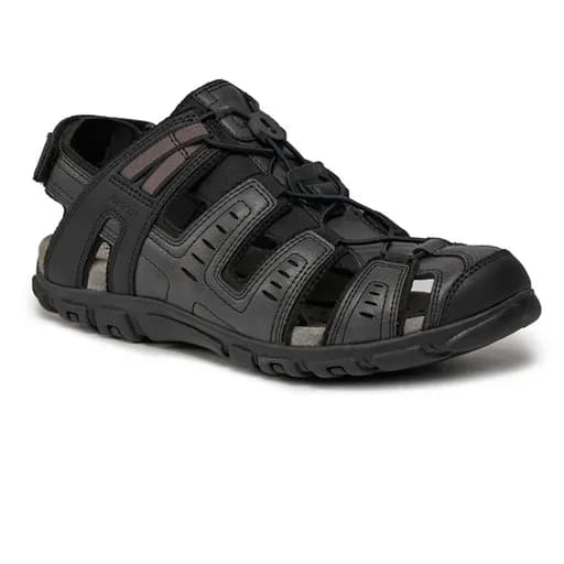 GEOX U4524C 000ME C9999 STRADA U SANDAL BLACK