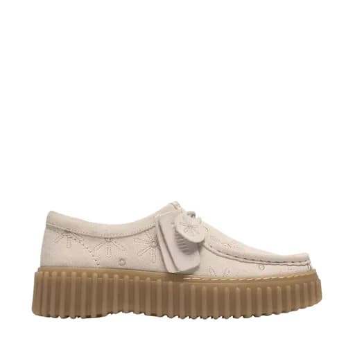 Γυναικεία sneakers Clarks Torhill Bee 26186297 μπεζ δέρμα