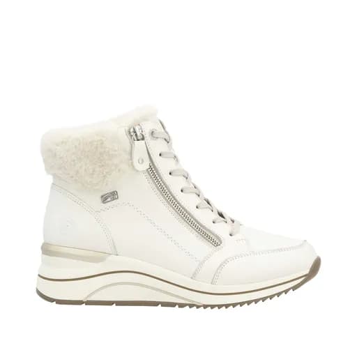 Remonte D0T77-80 Ανατομικό Μποτάκι Sneaker Λευκό