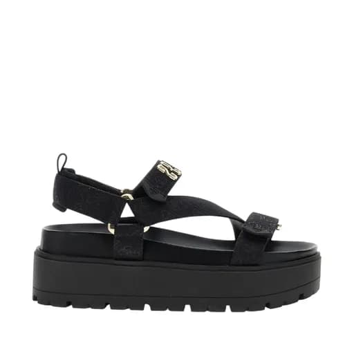 Γυναικεία πέδιλα GUESS FLJFTTFAL03-BLACK FETTA μαύρο