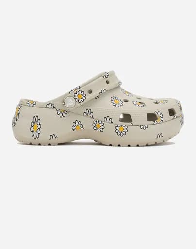 CROCS Classic Platform Floral Clog 212668-1WY Multi