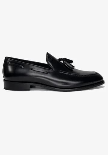 BOSS Shoes Δερμάτινα Loafers Dakar - D7692 Black