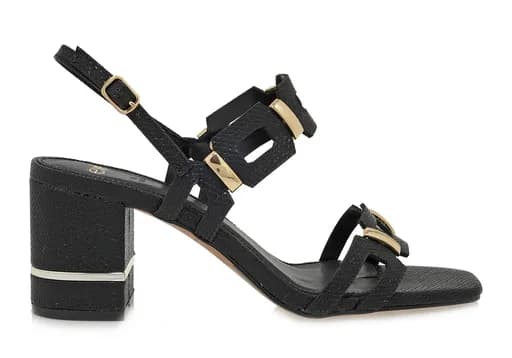 Γυναικεία Πέδιλα Exe BRUNA-520 Μαύρο Φίδι W47005204006