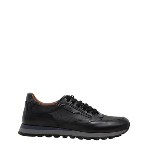 Ανδρικά sneakers Antonio Shoes 105 μαύρο δέρμα