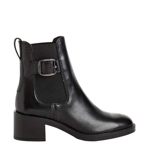 Γυναικεία μποτάκια Tamaris 1-25307-45 003 μαύρο δέρμα