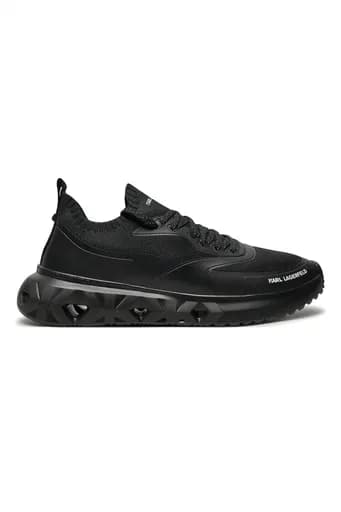 KARL LAGERFELD ΠΑΠΟΥΤΣΙΑ SNEAKERS Κ/KITE RUN KNIT SOCK ΜΑΥΡΟ