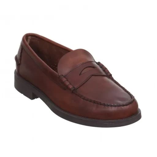 Sebago B70764 Δερμάτινο Μοκασίνι Καφέ