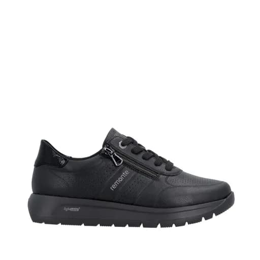 Remonte D2V03-00 Ανατομικό Δερμάτινο Sneakers Μαύρο
