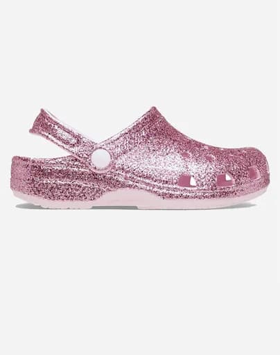 CROCS Classic Chunky Glitter Clog T 211940-6ZW Pink