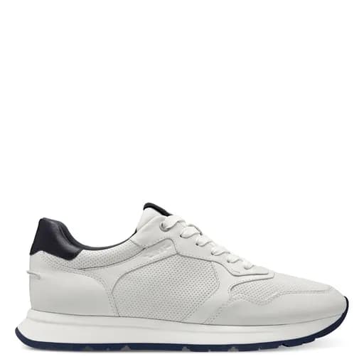 Ανδρικά Ανατομικά Δερμάτινα Sneakers Tamaris 1-13602-42 100 Λευκό