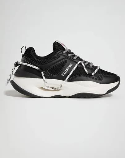 BIKKEMBERGS SNEAK HOLE W ΠΑΠΟΥΤΣΙ ΓΥΝΑΙΚΕΙΟ 25008CP-B25008CP Black