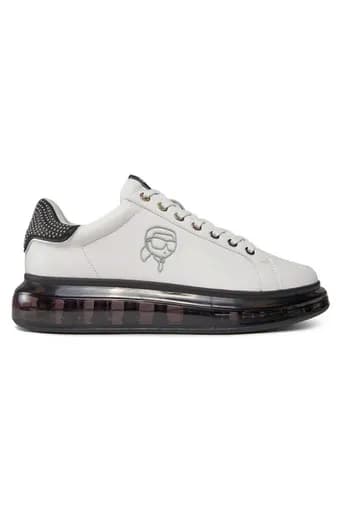 KARL LAGERFELD ΠΑΠΟΥΤΣΙΑ SNEAKERS KAPRI KUSHION PLEXI NFT ΛΕΥΚΟ-ΜΑΥΡΟ