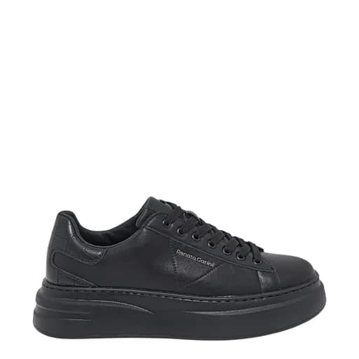 Ανδρικά sneakers Renato Garini 011-700 BLACK/BLACK CROCO 8293-1/BLACK OUTSOLE V5700011312J μαύρο