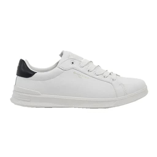 Ανδρικά sneakers Renato Garini 371-700 ΛΕΥΚΟ ΣΤΑΜΠΑ ΜΠΛΕ Κ23 GINO-703-1B WHITE PERFORATED/NAVY Q5700371143E07 λευκό