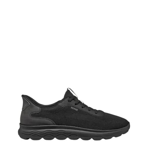 Ανδρικά sneakers GEOX U SPHERICA PLUS A-KNIT.TE+SY U55MPA 06KEK C9999 μαύρο